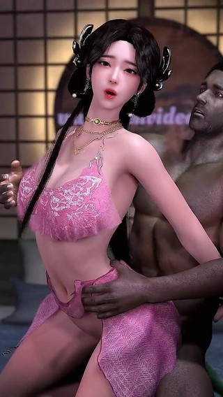 3D Cute Asian Babe Cheating with BBC