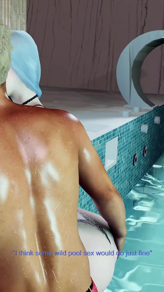 3D Huge Boobs MILF Teasing the Young Big Cock to Fuck Her Pussy