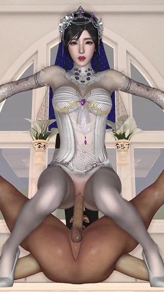 3D Horny Slut Bride Have Cuckold Sex During the Wedding