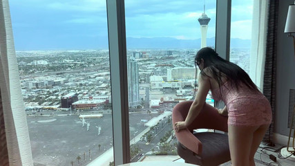 Fuck the Out of a Rich Chinese College Student Sugar Baby in a Vegas Rise Penthouse Before Cumming in Her Pussy