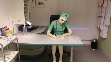 Nurse Nelli Fucks Herself at Work