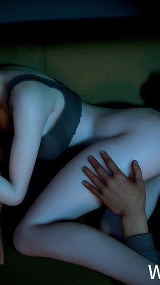 3D Big Ass Asian Babe Wife Cheating with Big Cock at Home