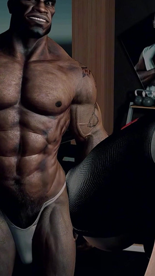 3D Super Horny BBW Mature MILF Trainer Got Fucked by BBC