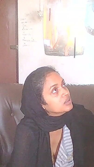 Hijab Lady Works at My Home Office Sucks Well