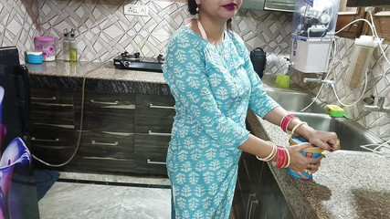 Neighbour's Boy Had Sexy Talks with Saarabhabhi to Seduce Her After Her Tight Pussy Was Fucked Madly in Kitchen Saarabhabhi Fing