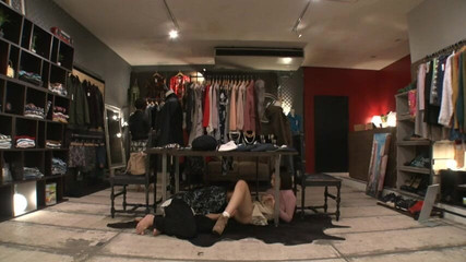 Too Many Secret Glances at the Alluring Clerk in a Fashion Shop