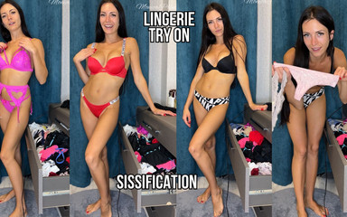 Lingerie Try on, Sissification, Underwear Drawer