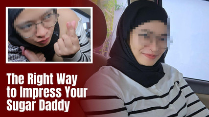 Hijab College Girl Have Fun with Sugar Daddy in the Car - Minokiiko