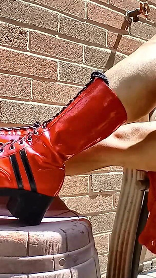 Vintage Red Knee High Boots - Boot Show Vol 2