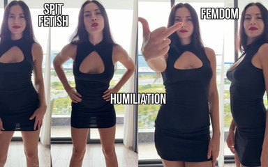 I Spit and Humiliate You, Fucking Slave & Femdom Humiliation
