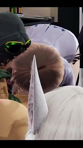 Boku No Hero Hentai Yuri - Threesome Ochako, Froppy and Rumi Usagiyama Futanari Hard Sex - Anime Manga 3D Cartoon Asian Japanese