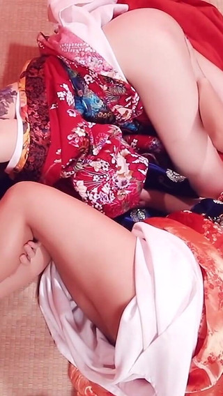 Under the Kimono - Two Sluts Fuck Hard and Loud.