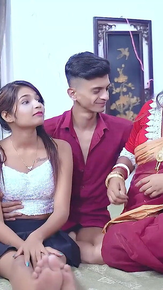 Step Family Threesome - Step Mom Starsudipa Helps Her Step Son to Fuck Her Step Sister Full Movie ( Hindi Audio )