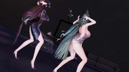 Mmd Brave Girls-rollin', Couple Dance, Korean Dance, Lingerie, Striptease